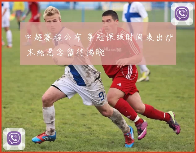 中超赛程公布 争冠保级时间表出炉 末轮悬念留待揭晓